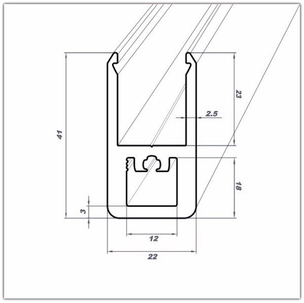 Abmessungen Rahmenprofil Deluxe