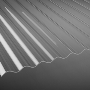 Polycarbonat Wellplatte - Klar - Sinusprofil 76-18