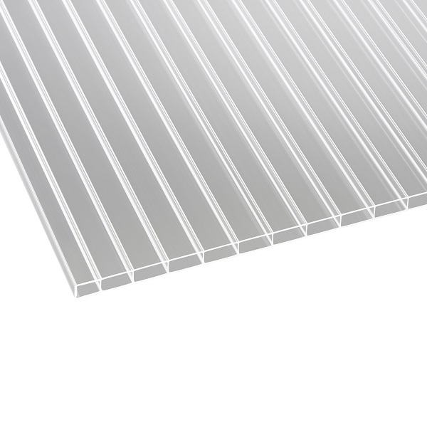Acryl Doppelstegplatte 16 mm Klar