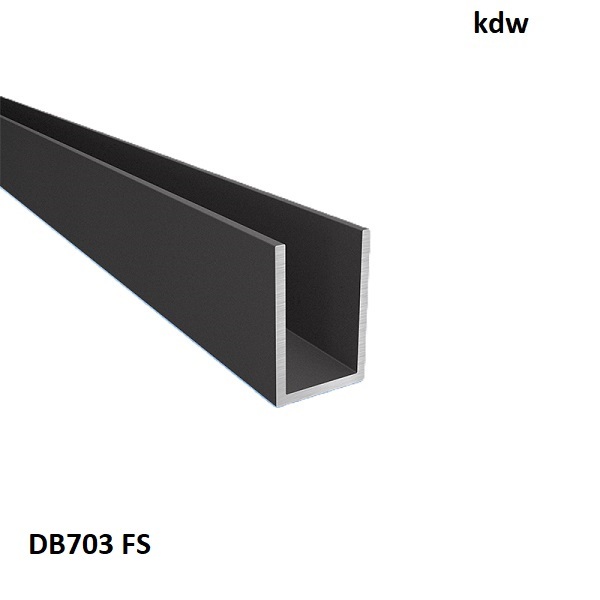 U-Profil in Anthrazit DB703 FS