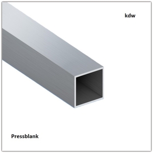 Alu Vierkantrohr Pressblank