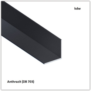 Winkel aus Aluminium in Anthrazit (DB703)