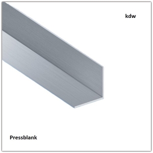 Winkel aus Aluminium in Pressblank