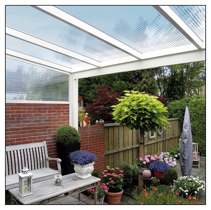 Polycarbonat Doppelstegplatte 16 mm in Klar, K32