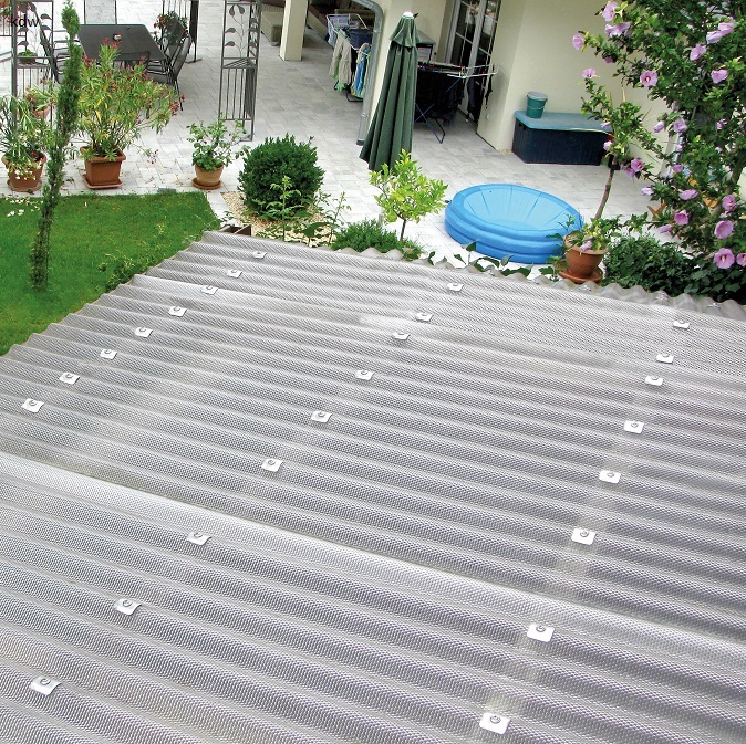 Polycarbonat Wellplatte Wabe in Klar