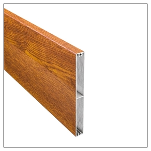 Balkonbrett Golden Oak in Aluminium 150 x 16 mm