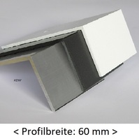 Verlegeprofil für 6-8 Randprofil incl Glas 11,75 € Dichtung  Alu 10mm VSG 