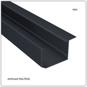 Kastenrinne in Anthrazit RAL 7016