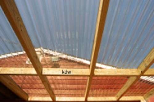 Polycarbonat Wellplatte - Klar - Sinusprofil 76-18 - Muster