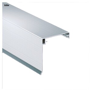 Zierklemmdeckel ZK60 mit Wetterschenkel in Pressblank