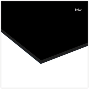 PVC - Freischaumplatte in Schwarz
