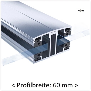 Mittelprofil 60 mm