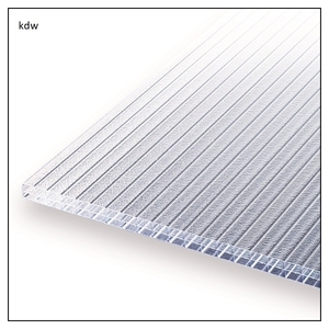 Polycarbonat Eiskristall Stegplatte