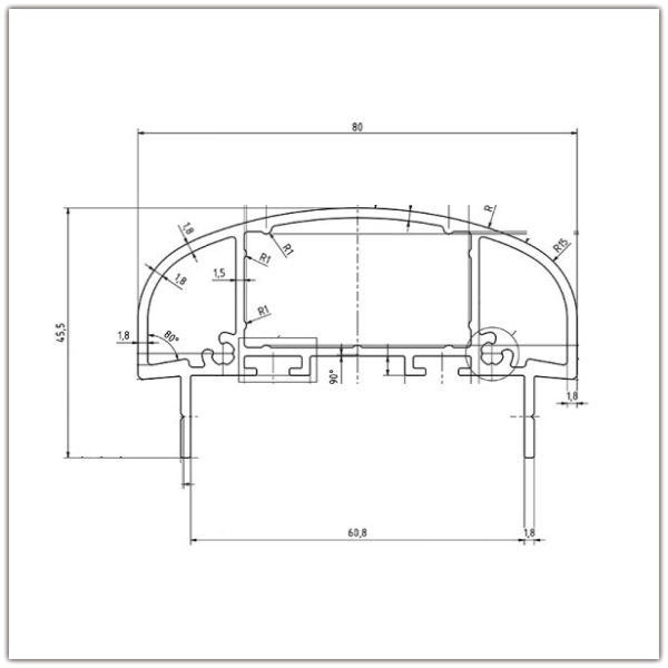 Handlauf Abmessungen