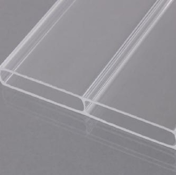 Acrylglas Breitkammerplatte 16 mm in Klar - Kammerabstand 64 mm