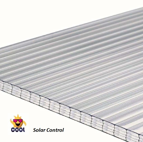 Polycarbonat Solar Control - Hitzereduzierend - 16 mm Plattenstrke - Art.-Nr. 001116SC