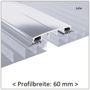Verbinder Mittelprofil 60 mm