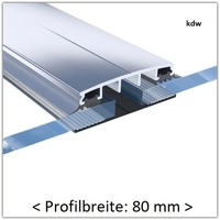 Verbinderprofil-Mittelprofil 80 mm fr 10 mm Plattenstrke
