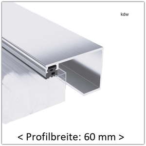 Verbinder Randprofil 60 mm