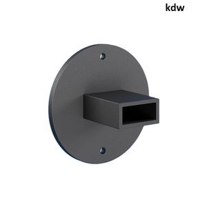 Wandanschluss aus Aluminium - Anthrazit
