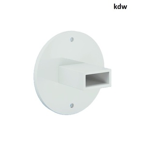 Wandanschluss aus Aluminium - Weiss