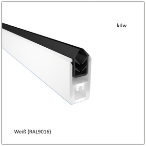 Rahmenprofil Delux fr 8 - 10 mm Plattenstrke