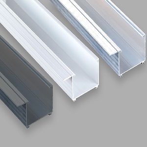 Alu Dachrinnensystem als Kastenrinne