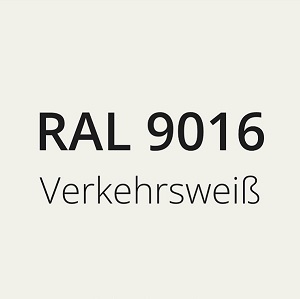 Aluprofile für Balkon & Zaun - Standardfarbe in Pulverbeschichtet - Weiß (RAL9016)