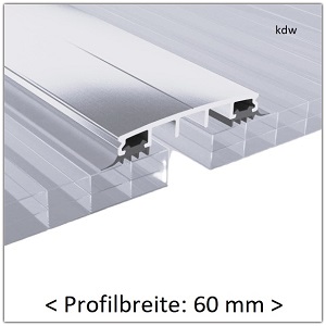 Verlegeprofile fr 6 mm Plattenstrke Profilbreite: 60 mm