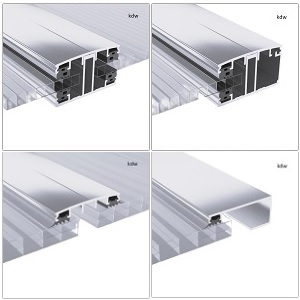 Verlegeprofile fr Stegplatten in 2 Profilbreiten