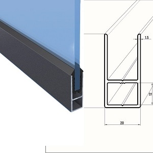 Rahmenprofile Profilbreite 20 mm