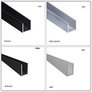 U-Profile aus Aluminium