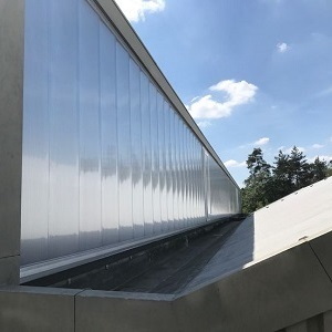 Lichtpaneele 40 mm für sprossenlose Wand - und Dachverglasung aus Polycarbonat