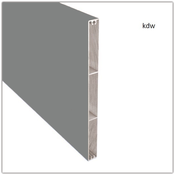 Aluminiumprofile in Perlhellgrau Pulverbeschichtet