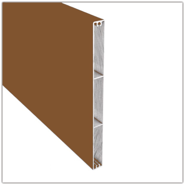 Aluminiumprofile in Lehmbraun Pulverbeschichtet