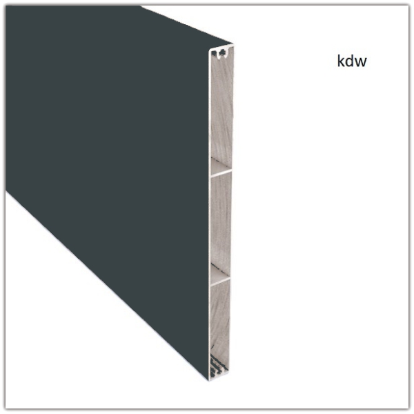 Aluminiumprofile in Granitgrau Pulverbeschichtet