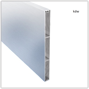 Aluminiumprofile in Silbergrau Pulverbeschichtet