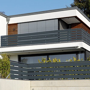 Balkonbretter aus Aluminium