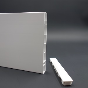 PVC - Balkonbrett Standard Weiß